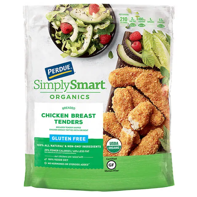 PERDUE® SIMPLY SMART® ORGANICS Breaded Chicken Breast Tenders, Gluten ...